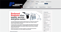 Desktop Screenshot of preferredproduct.com